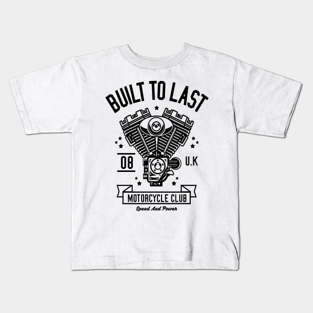Built To Last Kids T-Shirt by CRD Branding